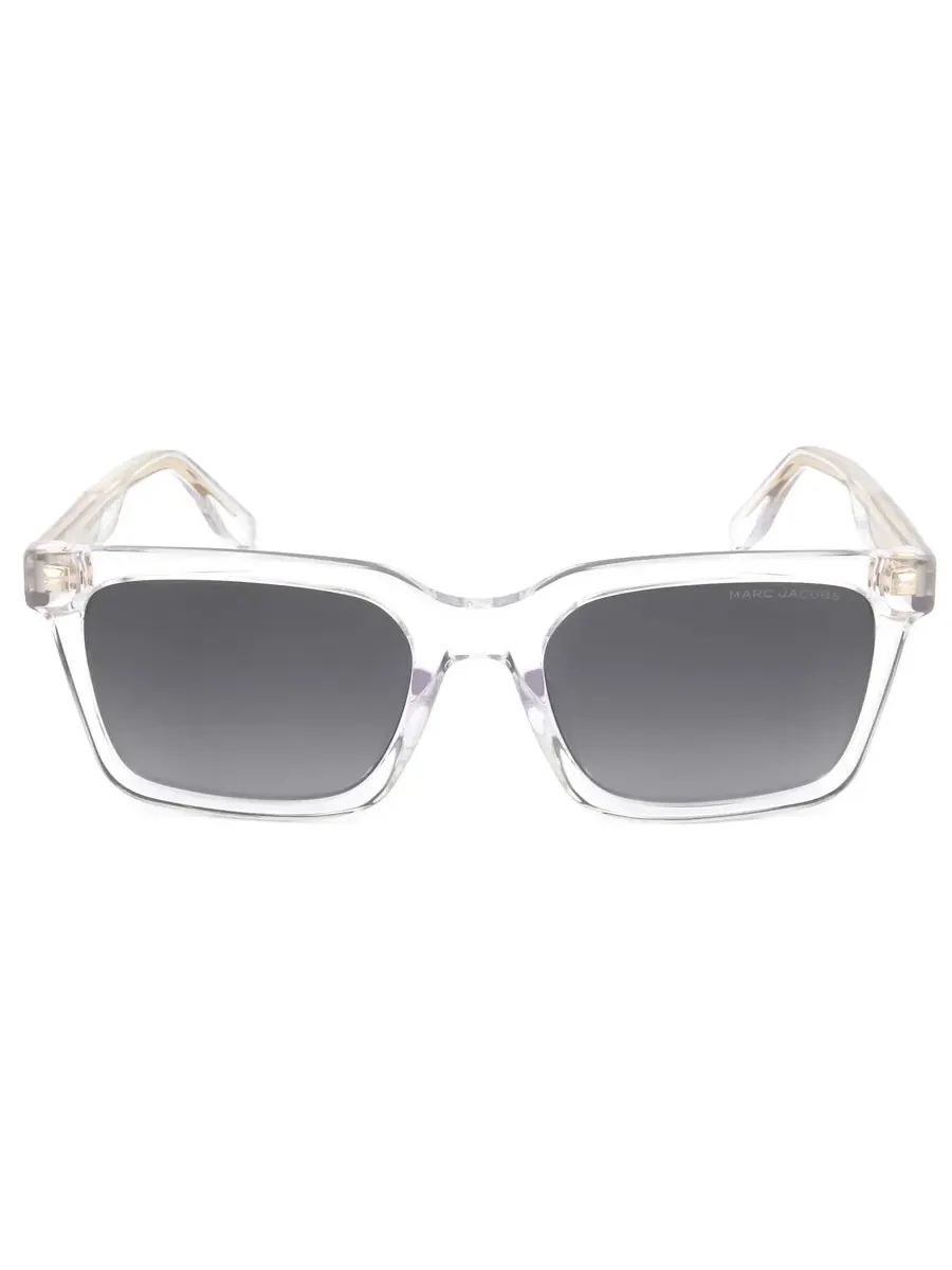Мужские прямоугольные солнцезащитные очки Marc Jacobs серого градиента MARC 719/S 0900/9O 53 — изображение 1 из 4, прозрачный