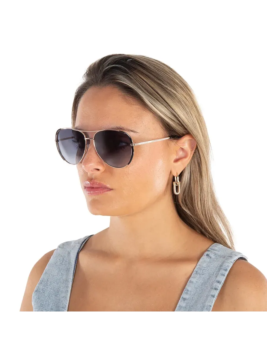 Женские солнцезащитные очки Marc Jacobs Pilot серого цвета MARC 686/S 0RHL/9O 59 — изображение 2 из 6, серый