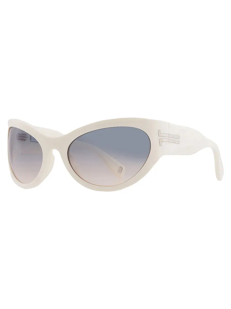 Женские солнцезащитные очки Marc Jacobs серого цвета MJ 1087/S 0SZJ/PR 61 — изображение 2 из 5, белый