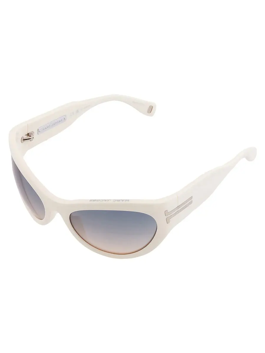 Женские солнцезащитные очки Marc Jacobs серого цвета MJ 1087/S 0SZJ/PR 61 — изображение 3 из 5, белый