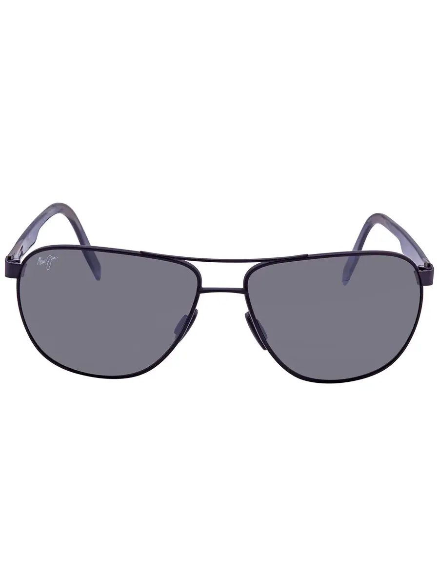 Солнцезащитные очки Maui Jim Castles Neutral Grey Pilot для мужчин и женщин 728-2M 62 — серый