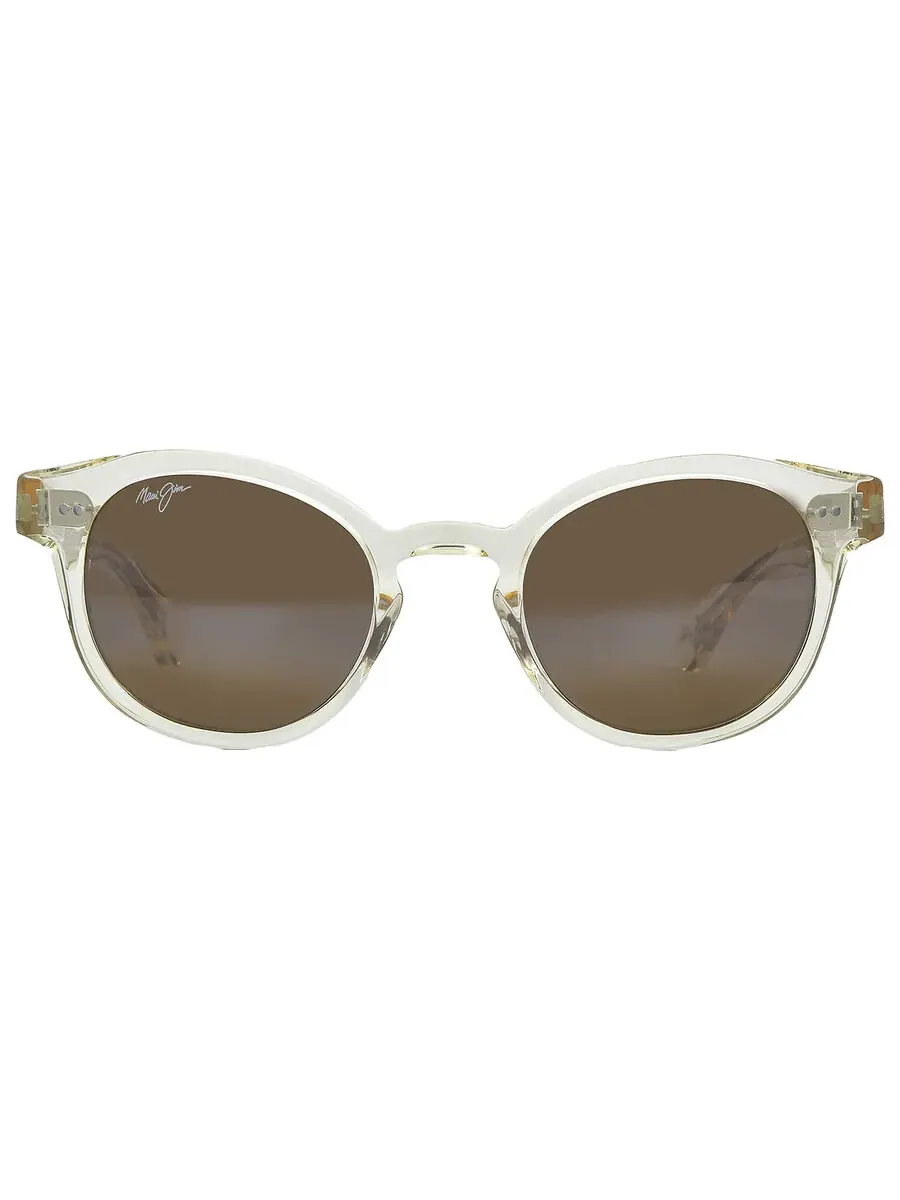 Солнцезащитные очки унисекс Maui Jim Joy Ride HCL Bronze Oval H841-21D 49 — коричневый