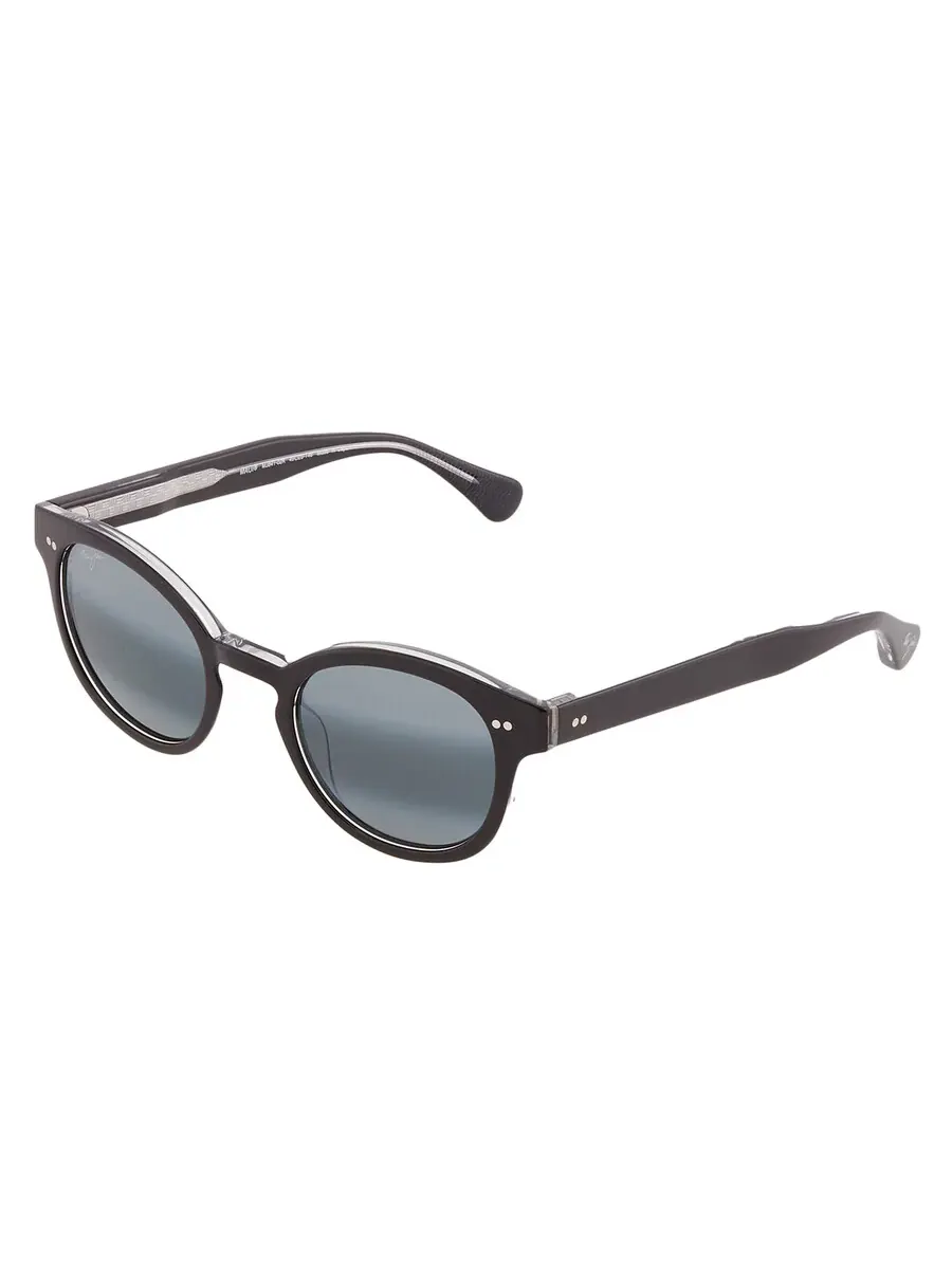 Солнцезащитные очки Maui Jim Joy Ride нейтрально-серого цвета, овальные, унисекс, артикул 841-02K, размер 49, серый