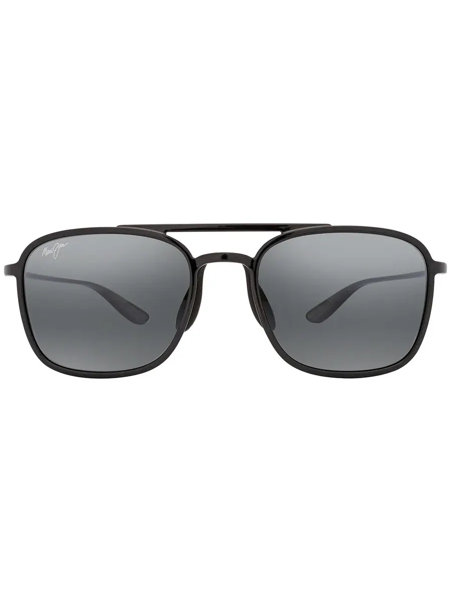 Солнцезащитные очки Maui Jim Keokea Neutral Grey Navigator унисекс 447-02 55 — черный