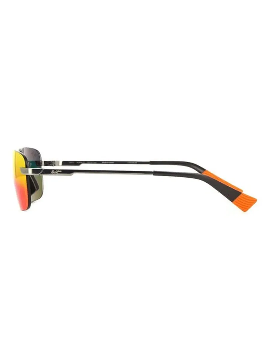 Солнцезащитные очки мужские прямоугольные Maui Jim Lanakila Hawaii Lava RM624-17 59 — изображение 2 из 2, красный