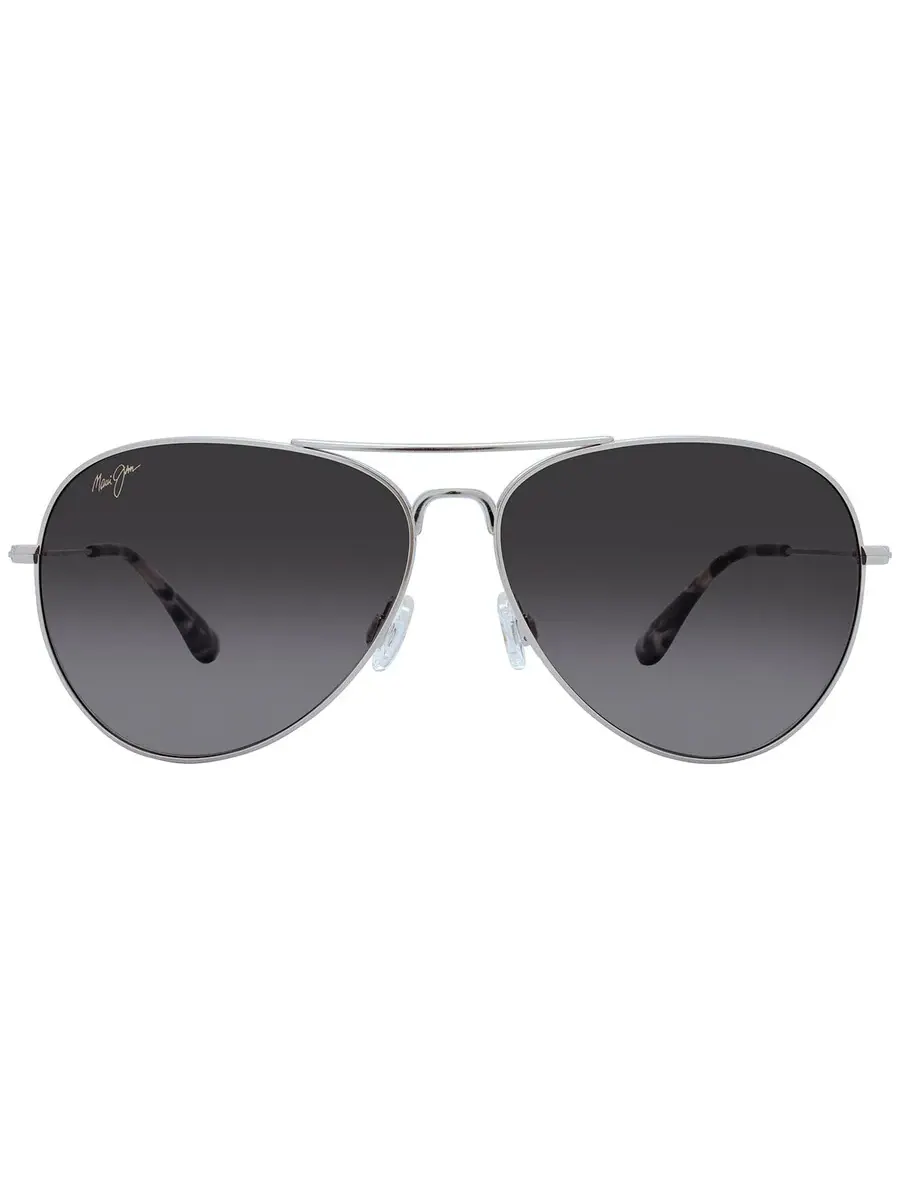 Очки солнцезащитные унисекс Maui Jim Mavericks Neutral Grey Pilot GS264-17 61