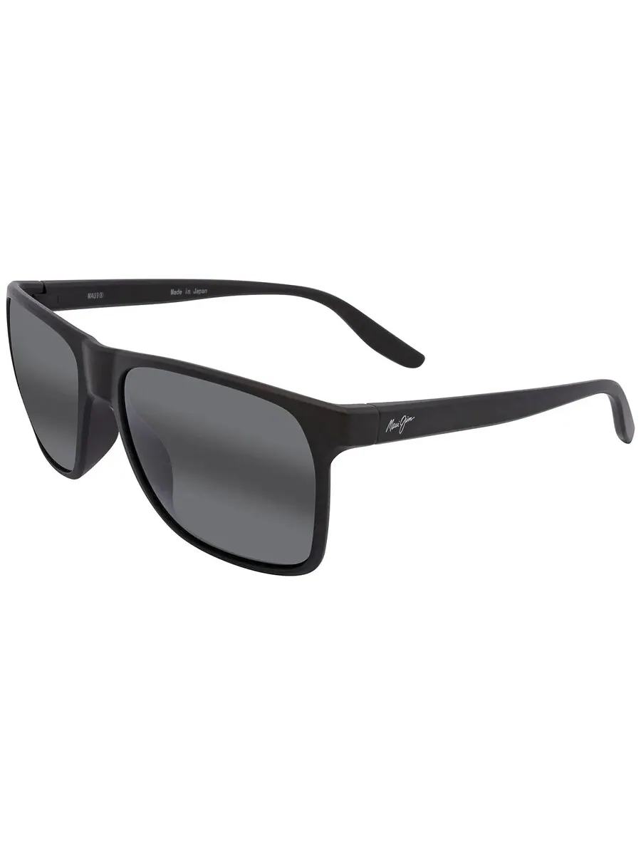 Солнцезащитные очки Maui Jim Pailolo Neutral Grey прямоугольные унисекс 603-02 58 — изображение 3 из 5, черный