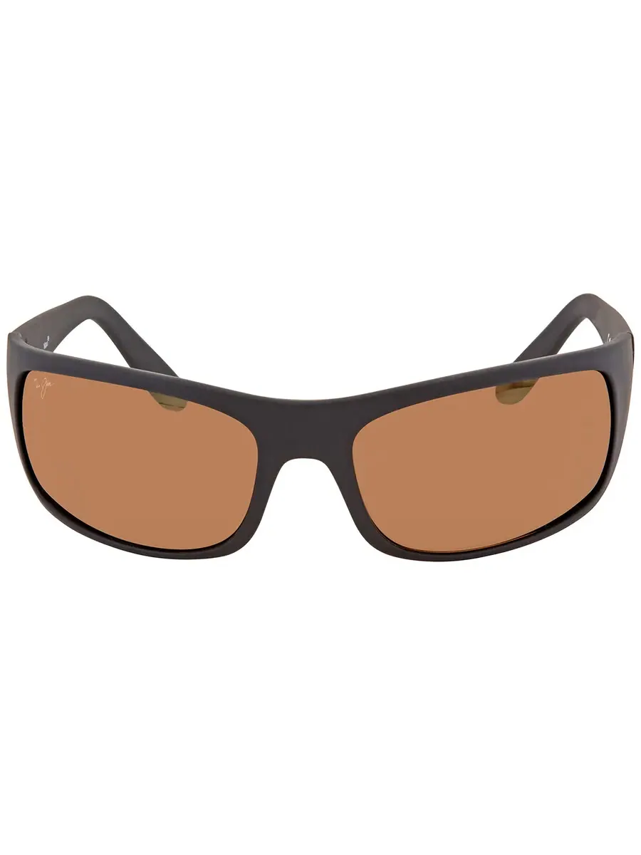 Солнцезащитные очки Maui Jim Peahi HCL Bronze Wrap унисекс H202-2M 65