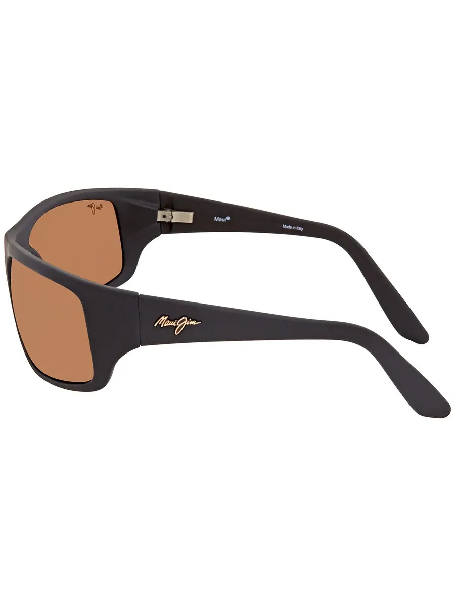 Солнцезащитные очки Maui Jim Peahi HCL Bronze Wrap унисекс H202-2M 65 — изображение 3 из 3, черный