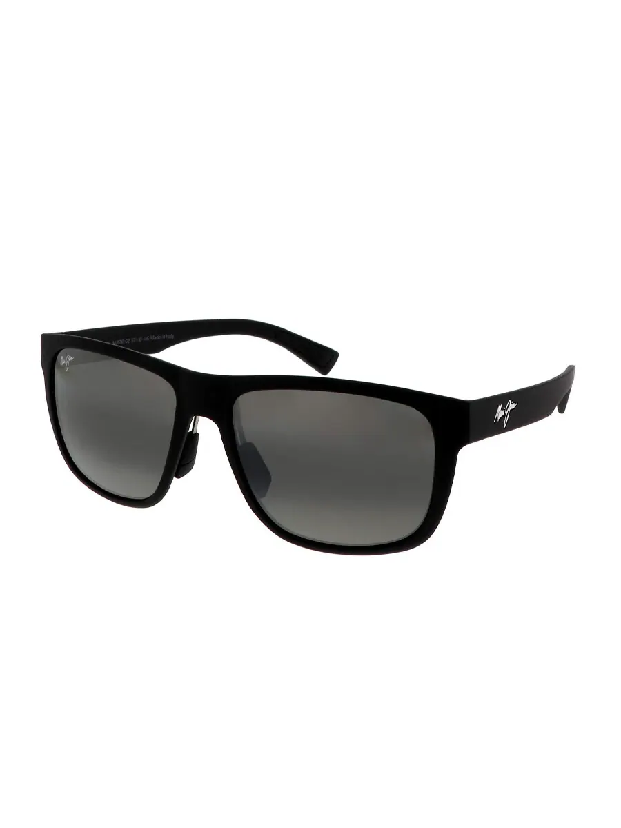 Мужские солнцезащитные очки Maui Jim Puakea Neutral Grey прямоугольные 670-02 57 — изображение 1 из 3, черный