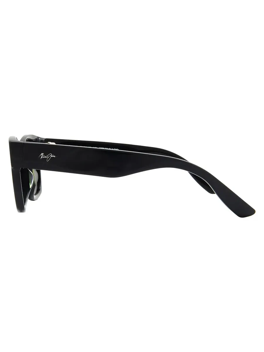 Солнцезащитные очки Maui Jim Valley Isle Neutral Grey Square унисекс 780-02 53 — изображение 3 из 4, черный