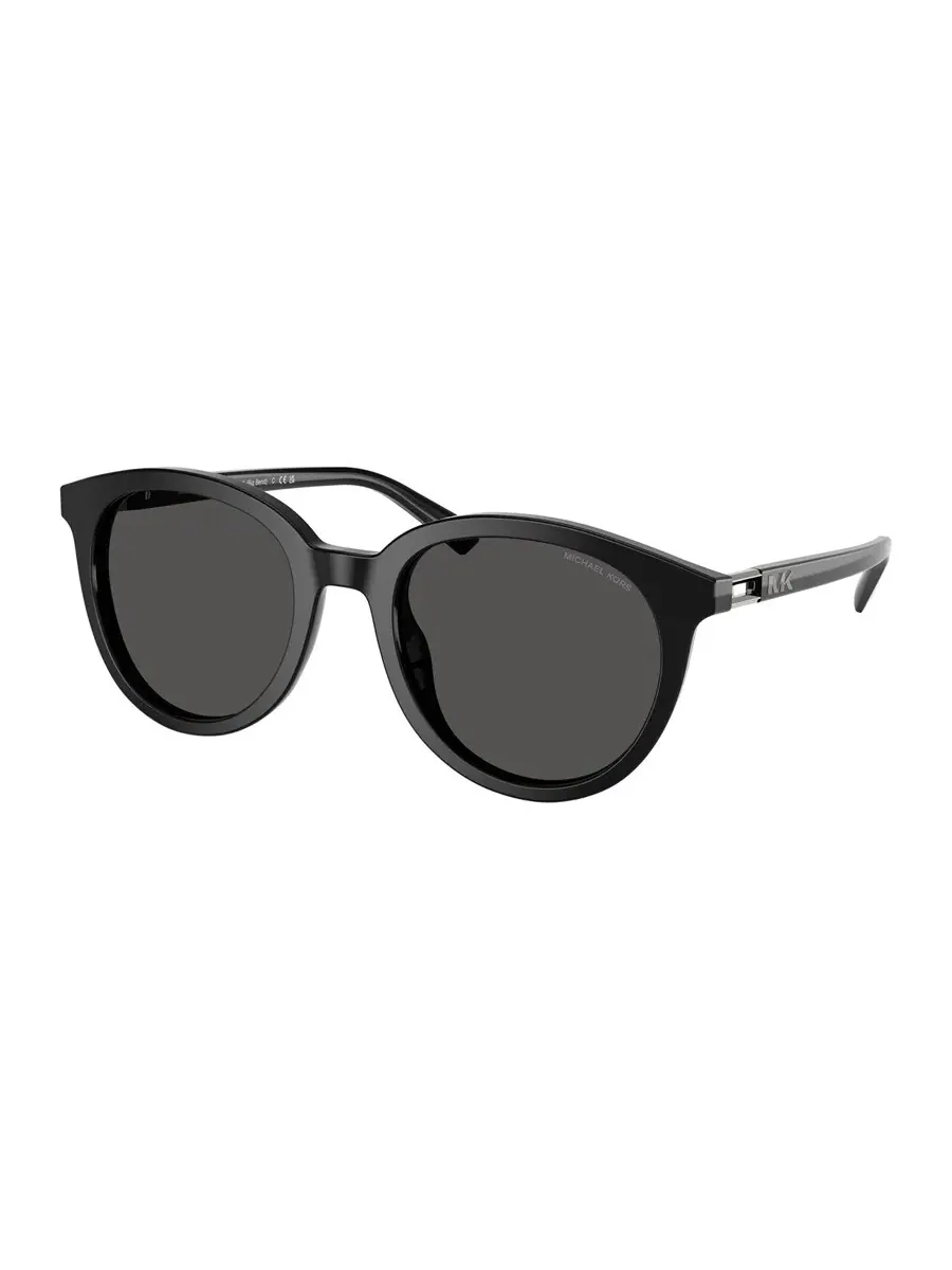 Солнцезащитные очки Michael Kors Big Bend для мужчин, темно-серые, однотонные, круглые, 0MK2227 300587 53, черный