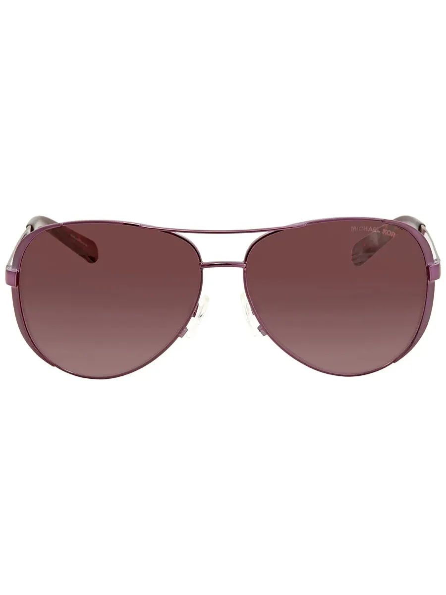 Женские солнцезащитные очки Michael Kors Chelsea Burgundy Gradient Pilot MK5004 11588H 59 — фиолетовый