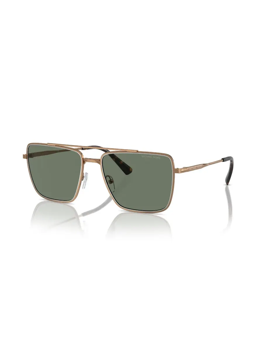 Солнцезащитные очки для мужчин Michael Kors Green Navigator MK1154 18993H 58 — изображение 1 из 1, золотистый