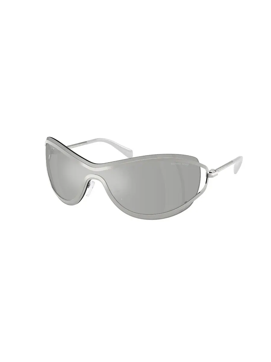 Солнцезащитные очки женские Michael Kors La Praia Silver Mirror Shield MK1166 19038V 138