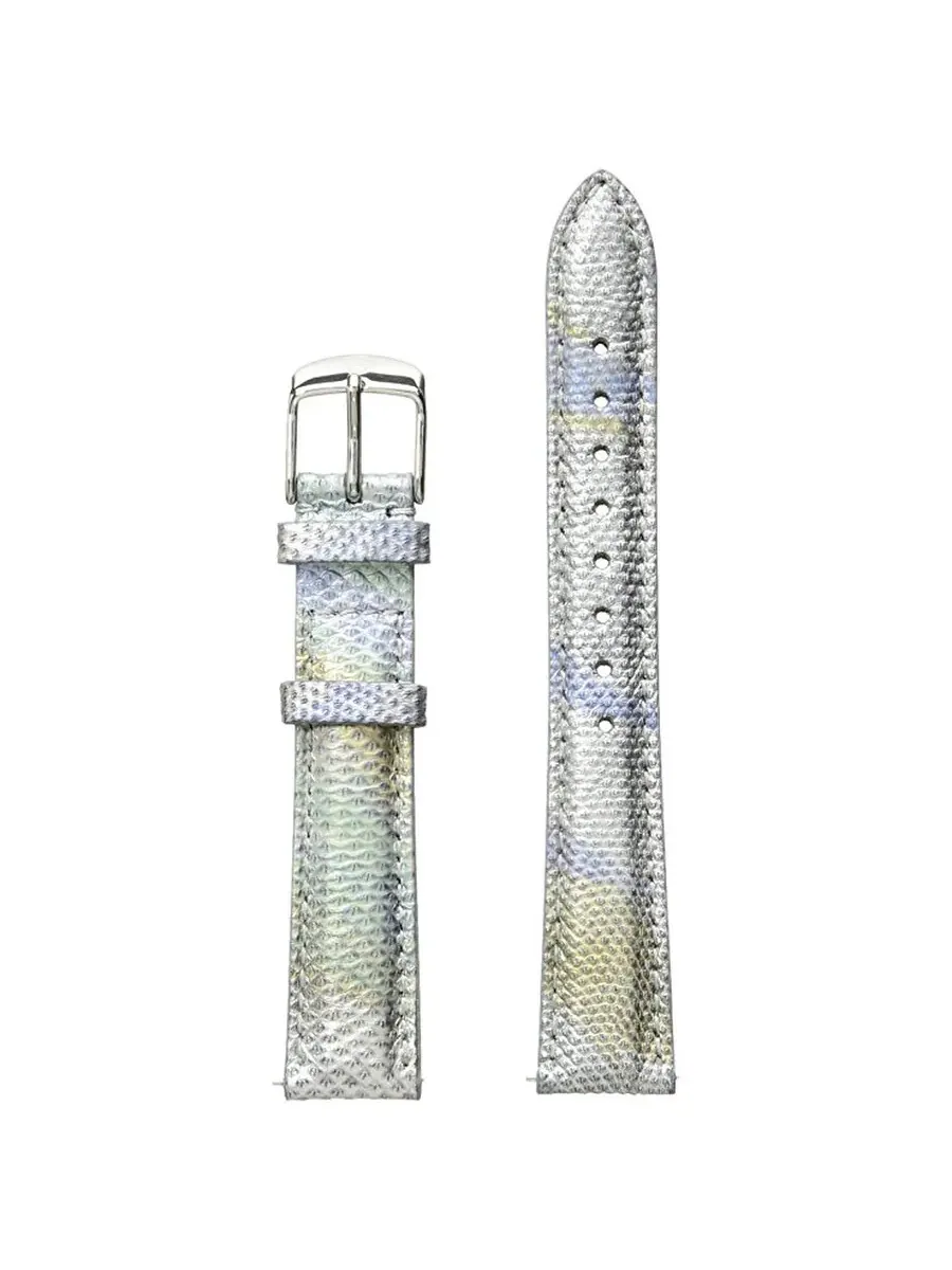 Ремешок Michele 16 мм Fog Snake MS16AA420070 — серый