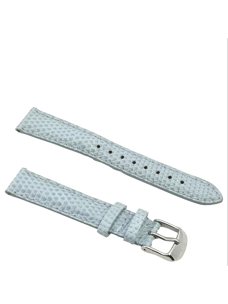 Женский ремешок для часов Michele Deco Mid 16 мм из кожи ящерицы MS16AA030477 — синий