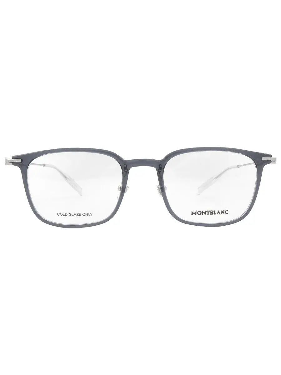 Мужские очки Montblanc Demo Square MB0100O 001 52 — серый