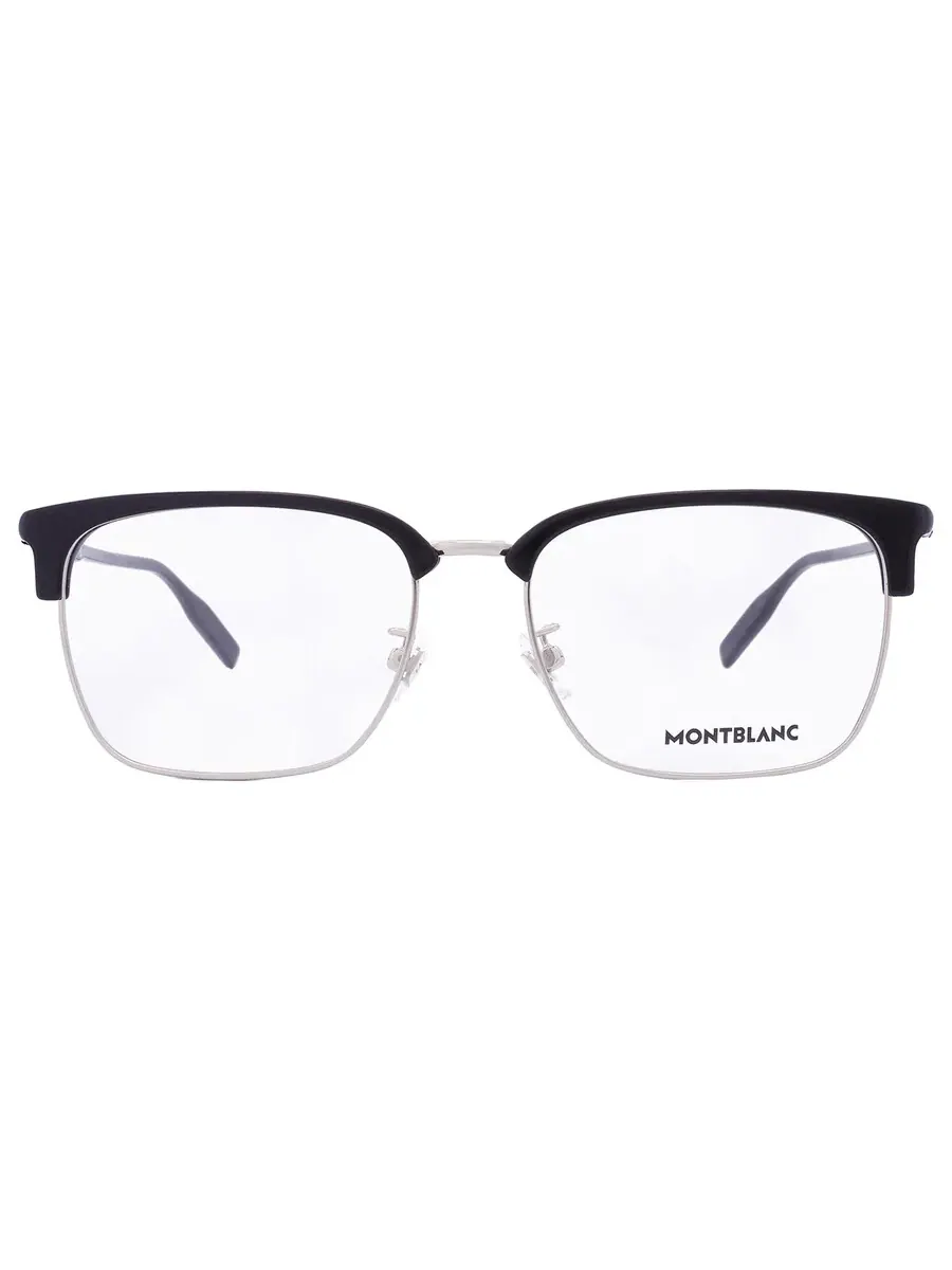 Мужские очки Montblanc Demo Square MB0199OA 005 56 — черный