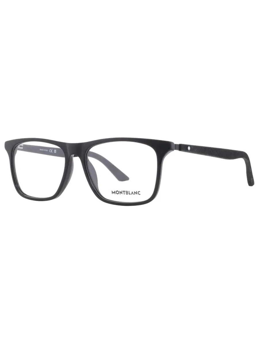 Мужские очки Montblanc Demo Square MB0359O 001 55 — изображение 2 из 4, черный