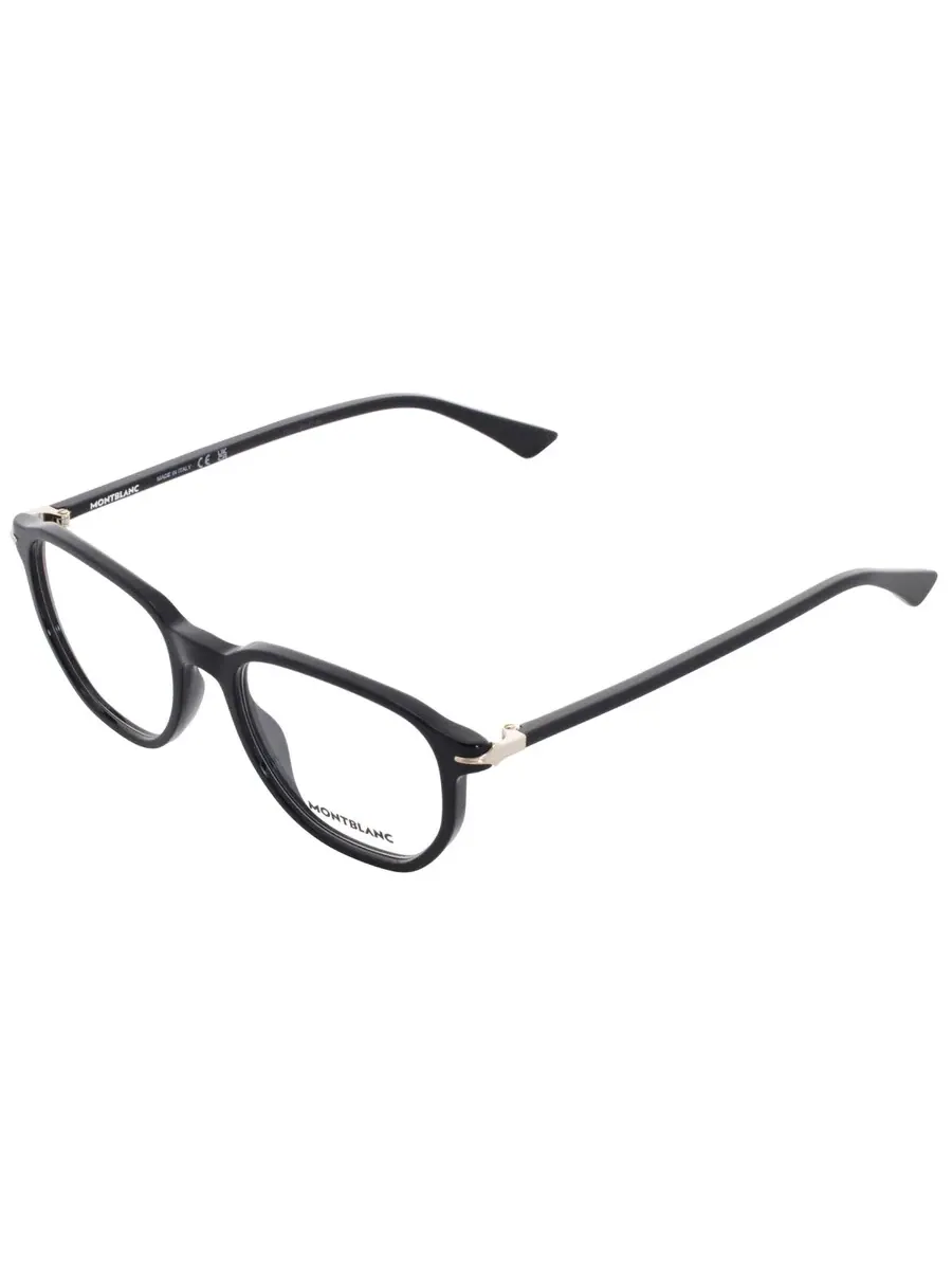 Мужские очки Montblanc Demo Square MB0366O 001 51 — изображение 3 из 4, черный