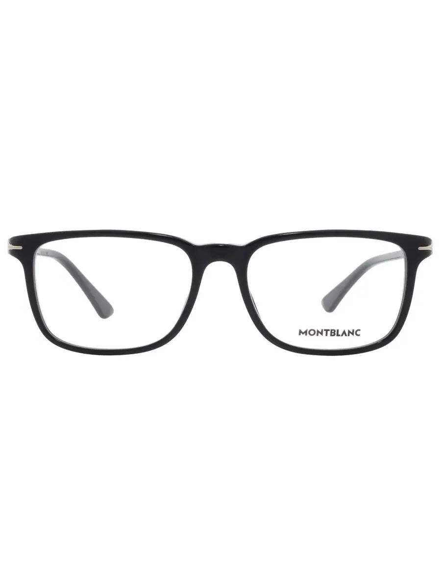 Мужские очки Montblanc Demo Square MB0437O 001 54 — изображение 1 из 4, черный