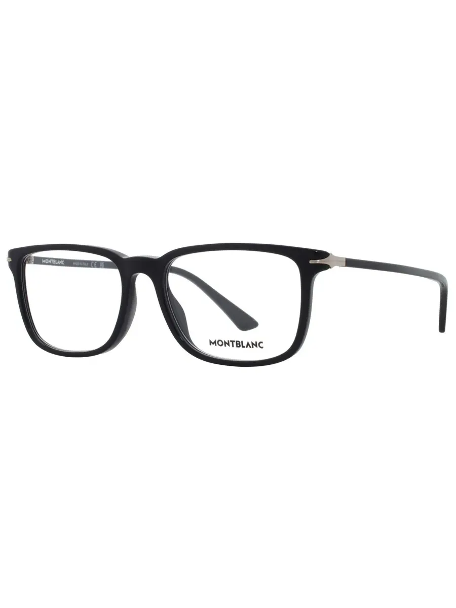 Мужские очки Montblanc Demo Square MB0437O 001 54 — изображение 2 из 4, черный
