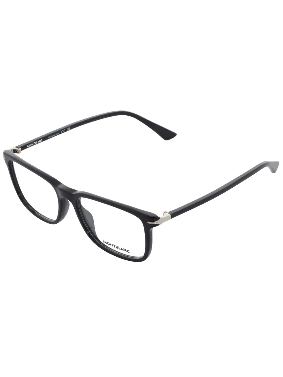 Мужские очки Montblanc Demo Square MB0437O 001 54 — изображение 3 из 4, черный