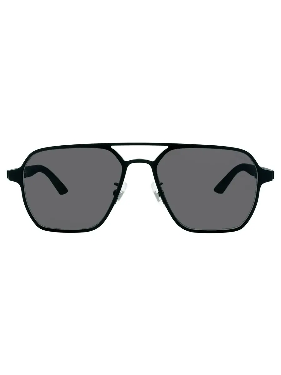Солнцезащитные очки для мужчин Montblanc Grey Navigator MB0360S 001 56 — изображение 1 из 4, черный