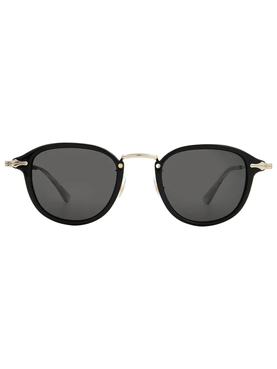 Мужские солнцезащитные очки Montblanc Smoke Square MB0336S 001 48 — изображение 1 из 4, черный