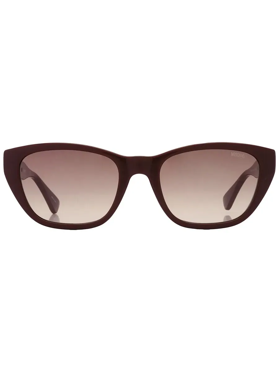 Женские солнцезащитные очки Moschino Brown Cat Eye MOS130/S 0LHF/HA 55 — красный