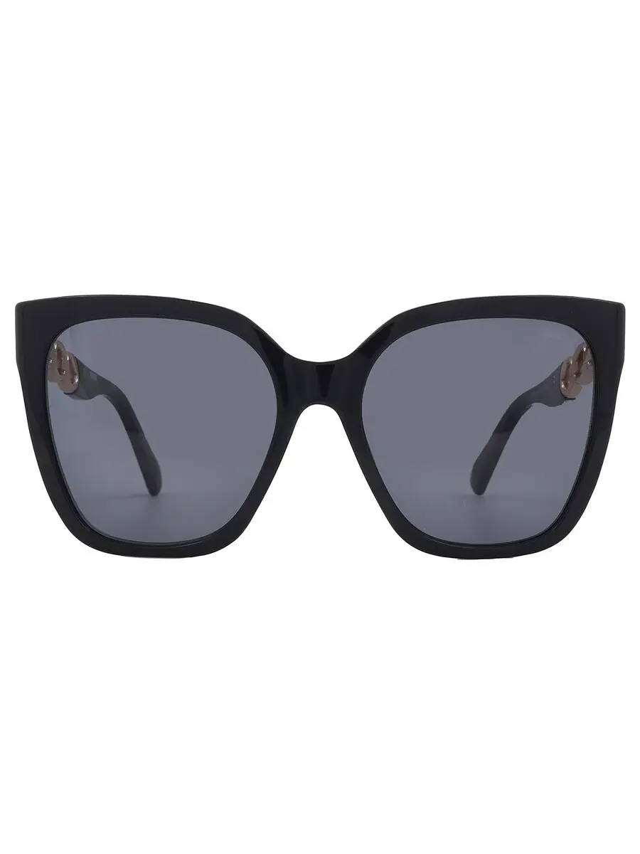 Серые женские солнцезащитные очки Moschino Cat Eye MOS098/S 0807/IR 55 — изображение 1 из 6, черный