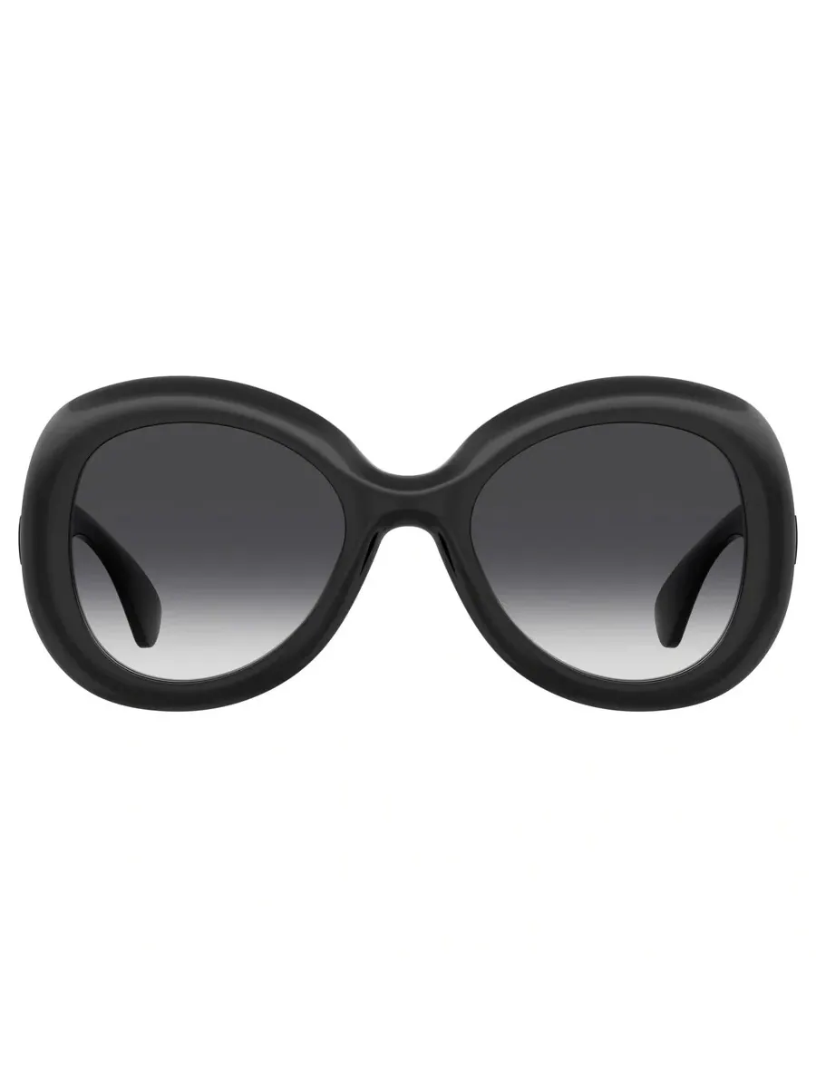 Женские солнцезащитные очки Moschino Grey Gradient Butterfly MOS162/S 0807/9O 54 — изображение 1 из 5, черный