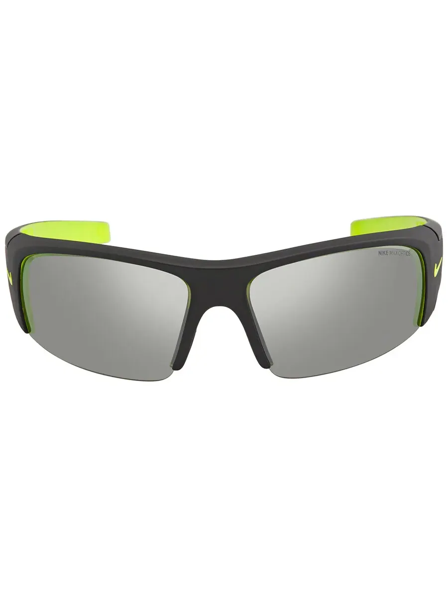 Унисекс солнцезащитные очки Nike Grey Wrap DIVERGE EV0325 007 64 — изображение 1 из 3, черный