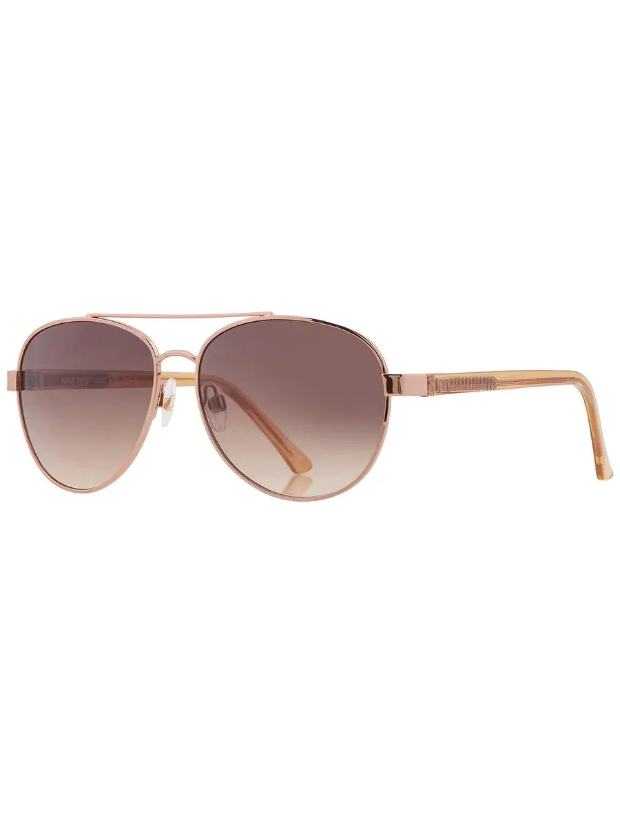 Женские солнцезащитные очки Nine West 30499DBM224 Brown Pilot 10258902.KHL BRZBRN — изображение 2 из 4, бронзовый