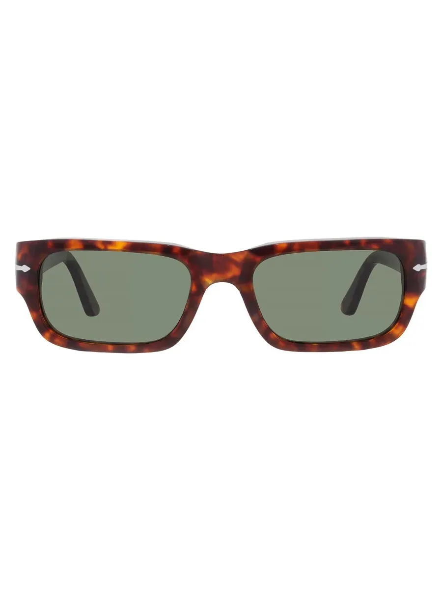 Солнцезащитные очки Persol Adrien Green прямоугольной формы унисекс PO3347S 24/31 55 — коричневый