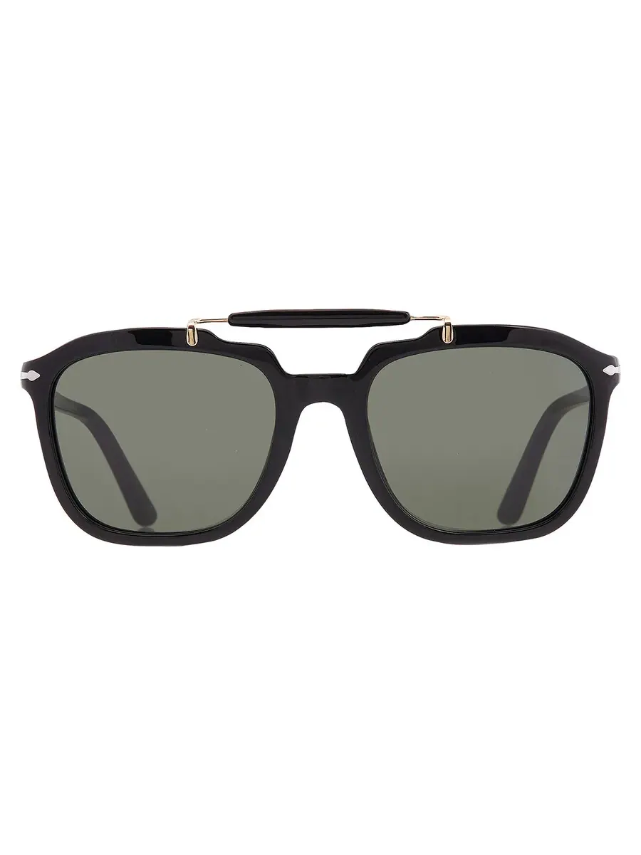 Солнцезащитные очки Persol Green Navigator унисекс PO0203S 95/31 55 — черный