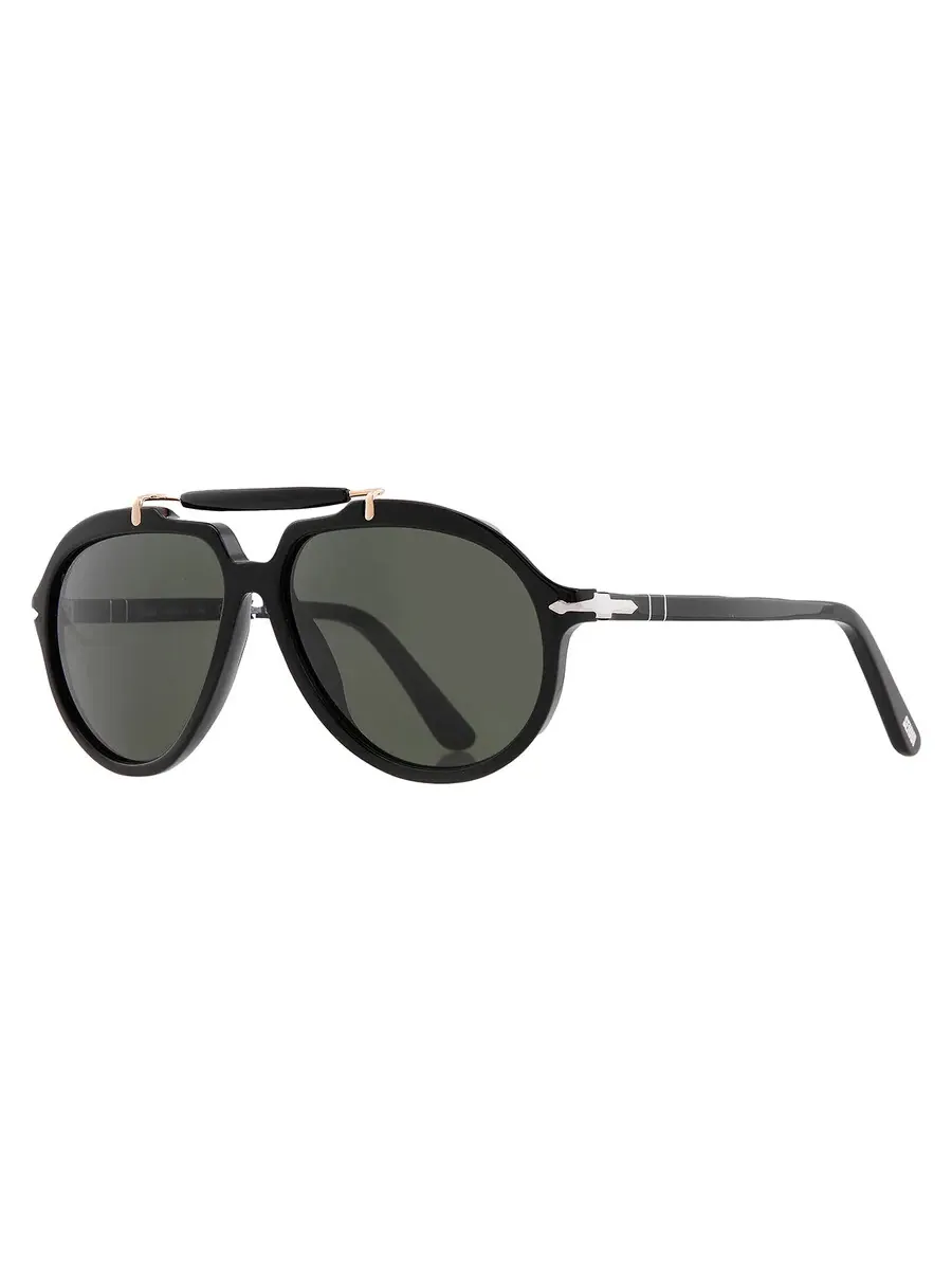 Солнцезащитные очки Persol Green Pilot унисекс PO0202S 95/31 57 — 2
