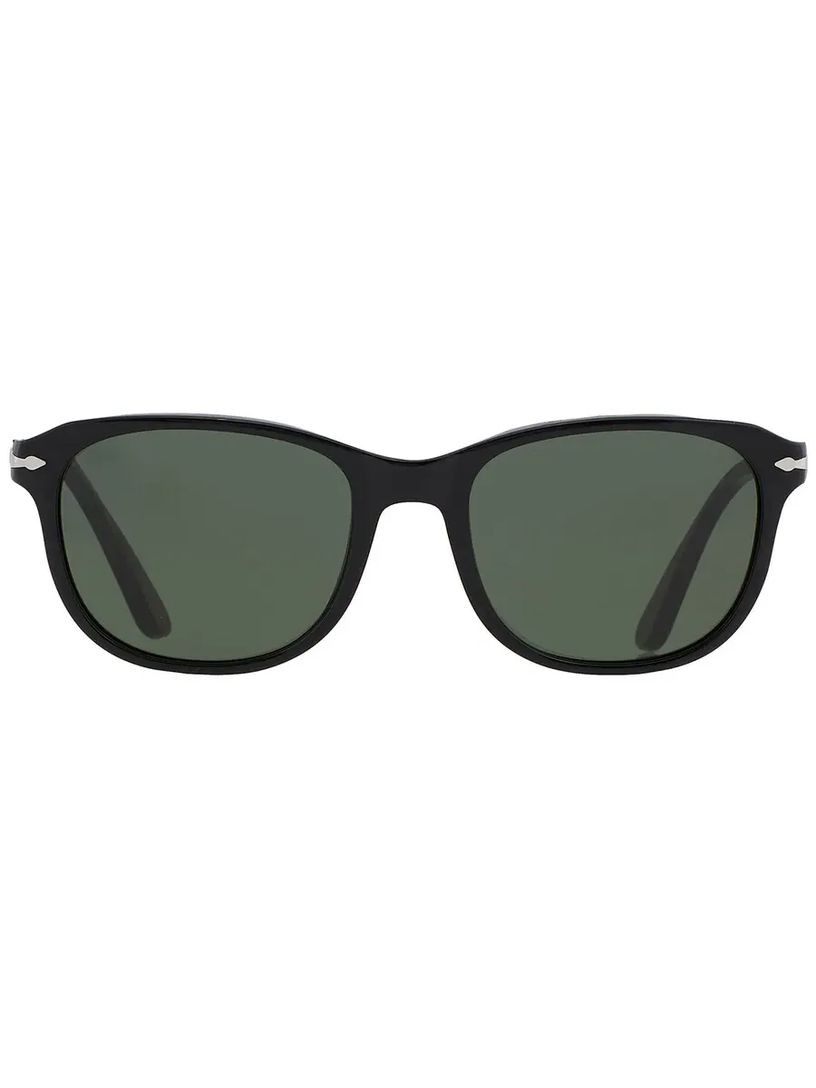 Солнцезащитные очки Persol зеленые прямоугольные унисекс PO1935S 95/31 53 — черный