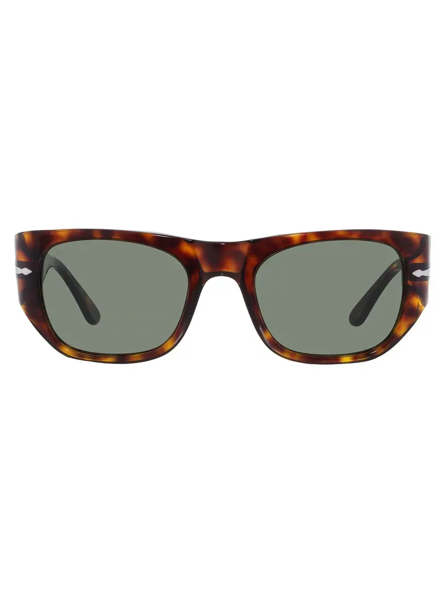 Женские солнцезащитные очки Persol Green Square PO3308S 24/31 51 — коричневый