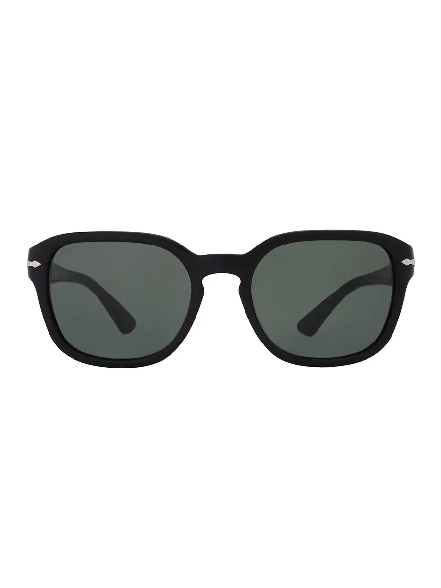 Солнцезащитные очки Persol Green Square унисекс PO3305S 95/31 54 — черный