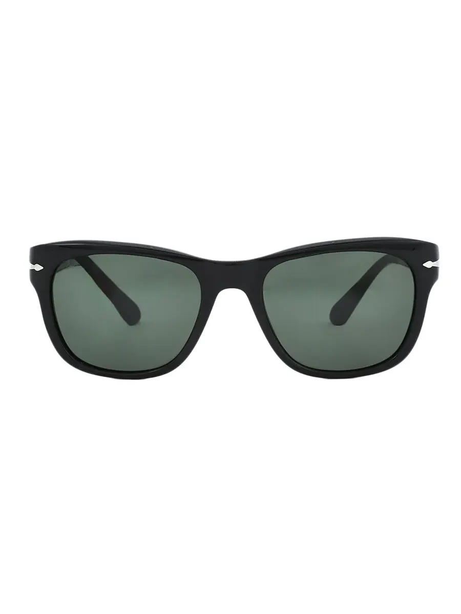 Солнцезащитные очки Persol Green Square унисекс PO3313S 95/31 55 — изображение 1 из 6, черный