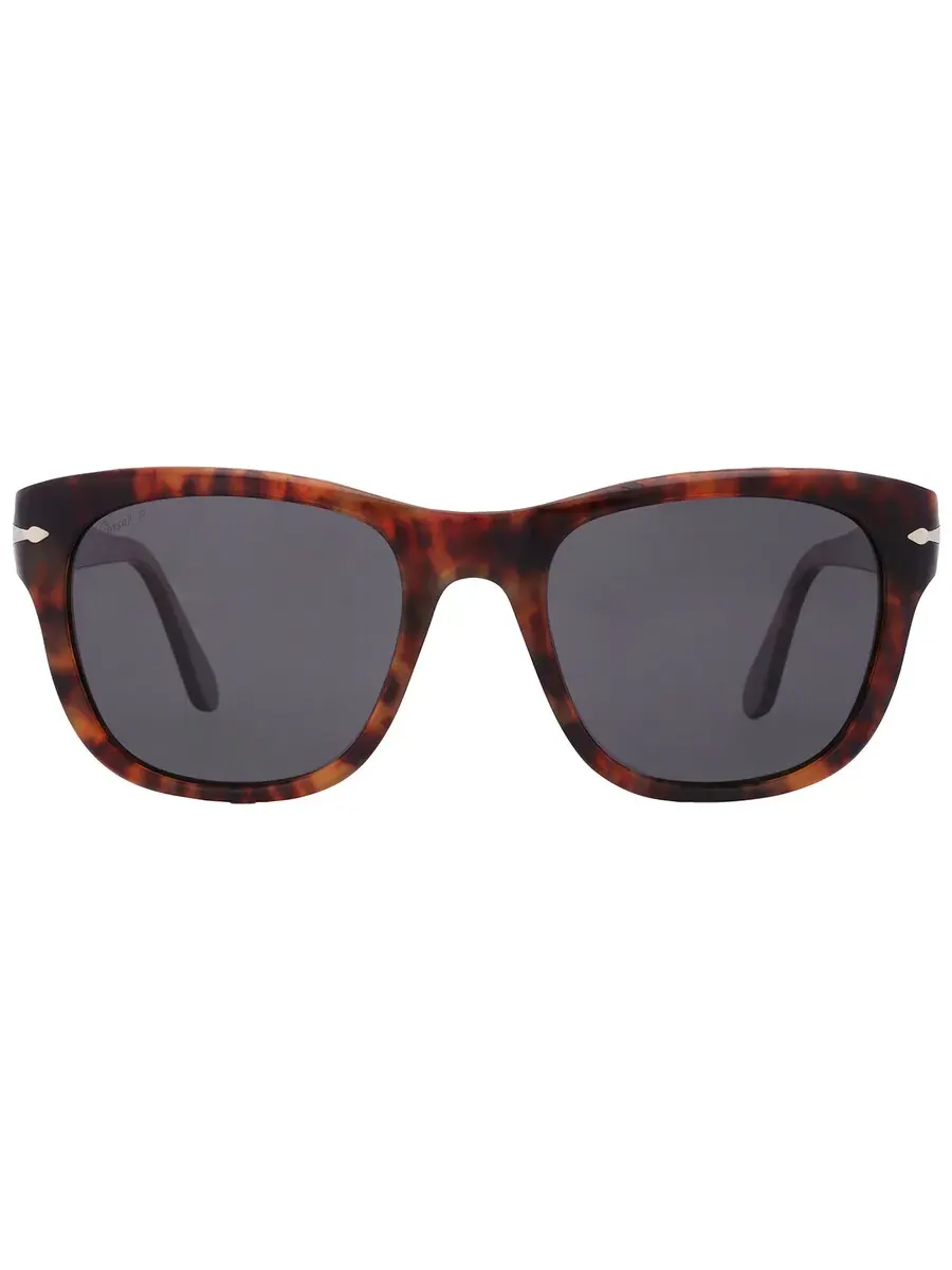 Поляризованные черные квадратные солнцезащитные очки Persol унисекс PO3313S 108/48 52 — 1