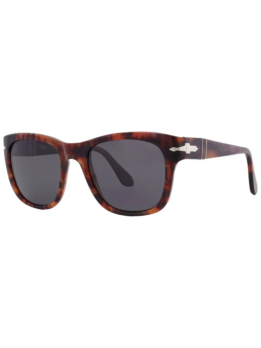 Поляризованные черные квадратные солнцезащитные очки Persol унисекс PO3313S 108/48 52 — 5