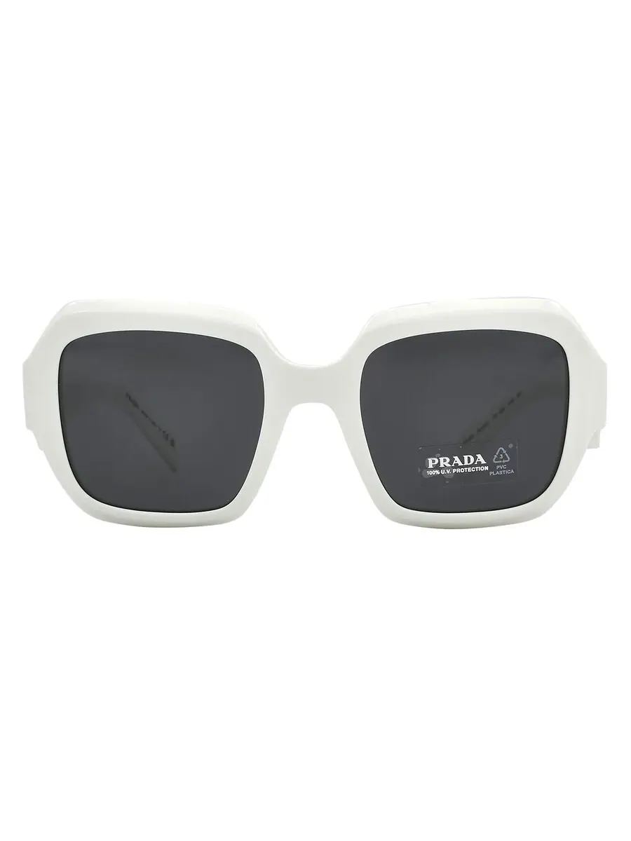 Солнцезащитные очки Prada Dark Grey для женщин PR 28ZS 17K08Z 53 — изображение 1 из 6, белый