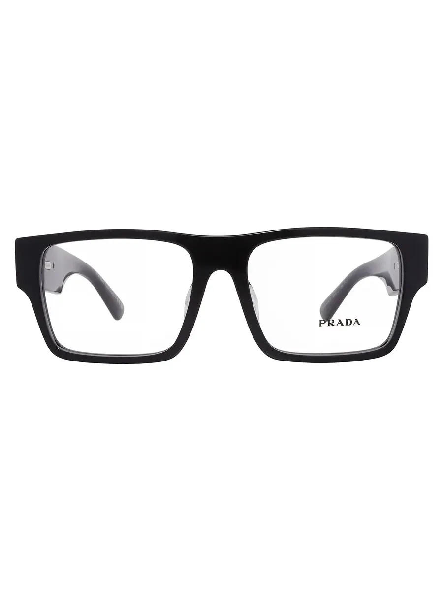 Мужские очки Prada Demo Square PR A08VF 16K1O1 55 — черный
