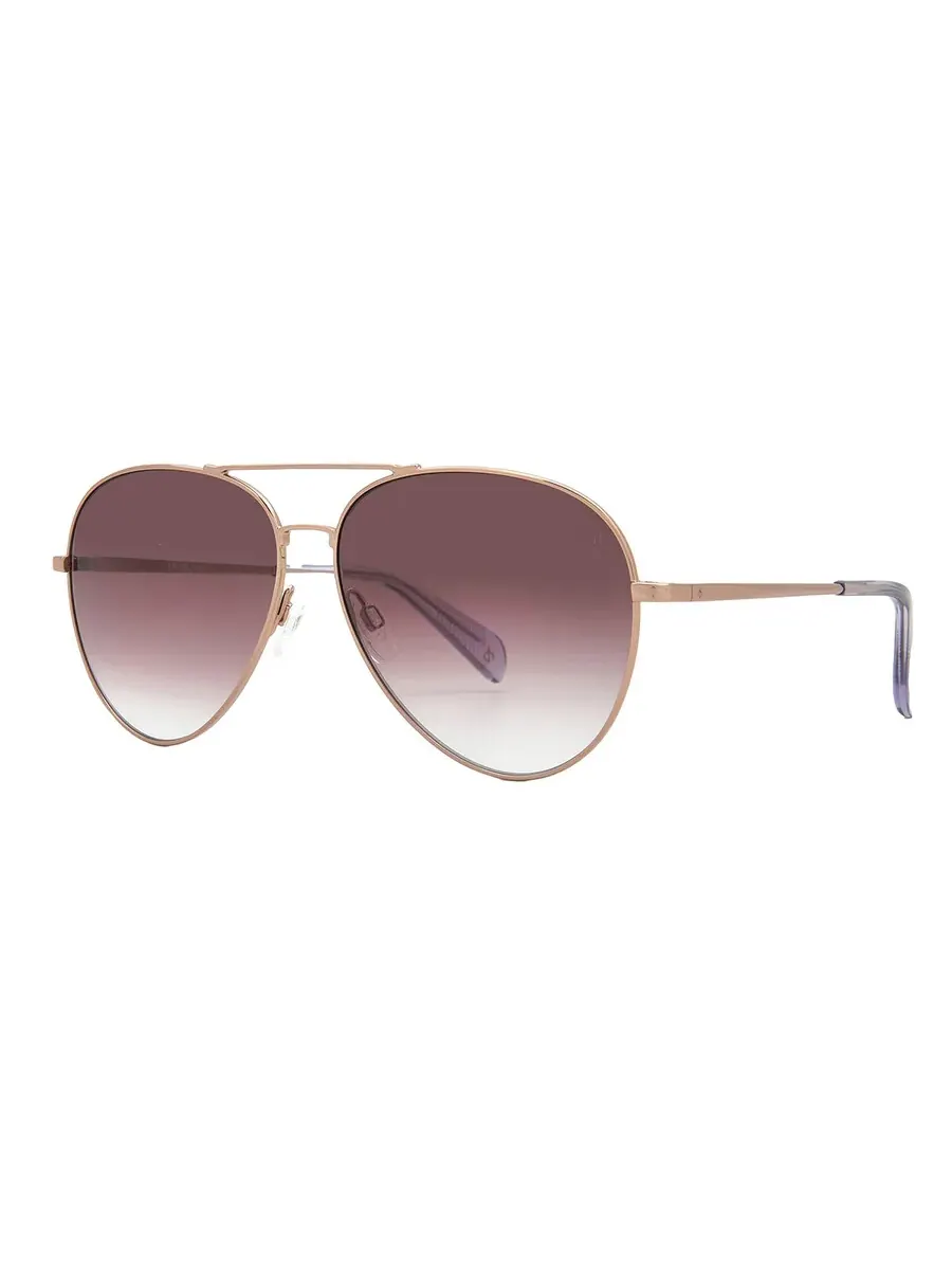 Мужские солнцезащитные очки Rag and Bone Pink Gradient Pilot RNB5052/G/S 0AU2/3X 59 — изображение 2 из 5, розовый