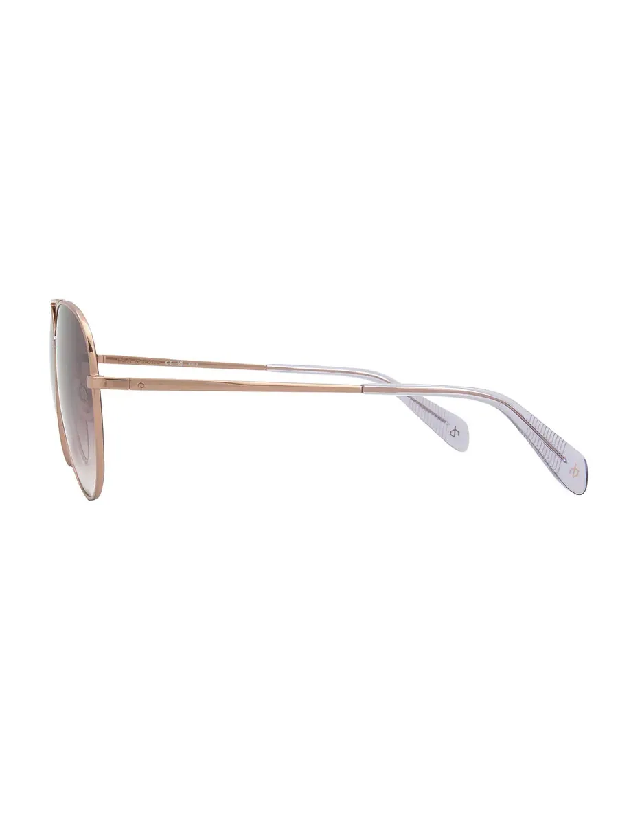 Мужские солнцезащитные очки Rag and Bone Pink Gradient Pilot RNB5052/G/S 0AU2/3X 59 — изображение 3 из 5, розовый