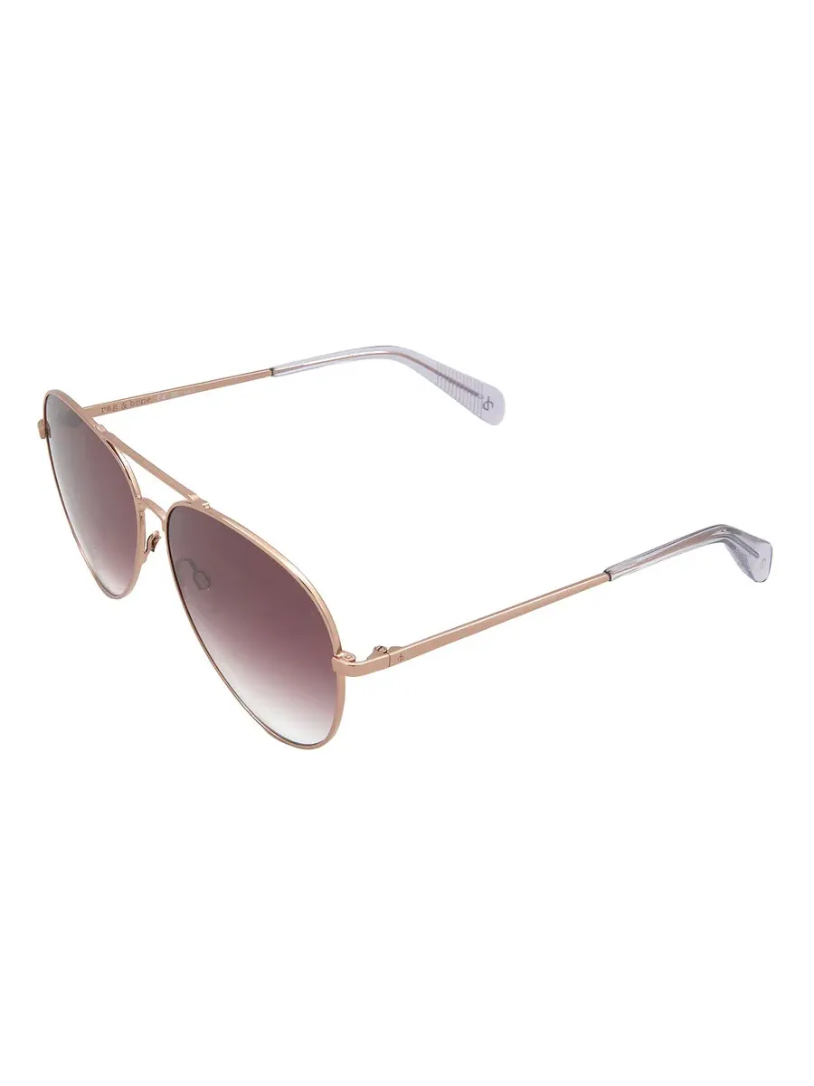 Мужские солнцезащитные очки Rag and Bone Pink Gradient Pilot RNB5052/G/S 0AU2/3X 59 — изображение 4 из 5, розовый