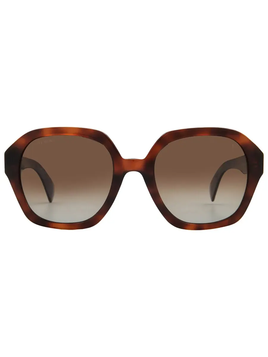 Женские солнцезащитные очки Rag & Bone Brown Gradient Square RNB1063/S 0086/LA 53 Rag And Bone — изображение 1 из 5